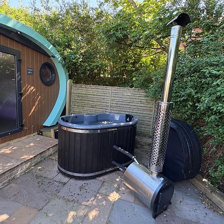 Elletson Park Wood Fired Hot Tubs, Caravans & Pods Pilling Ngoại thất bức ảnh