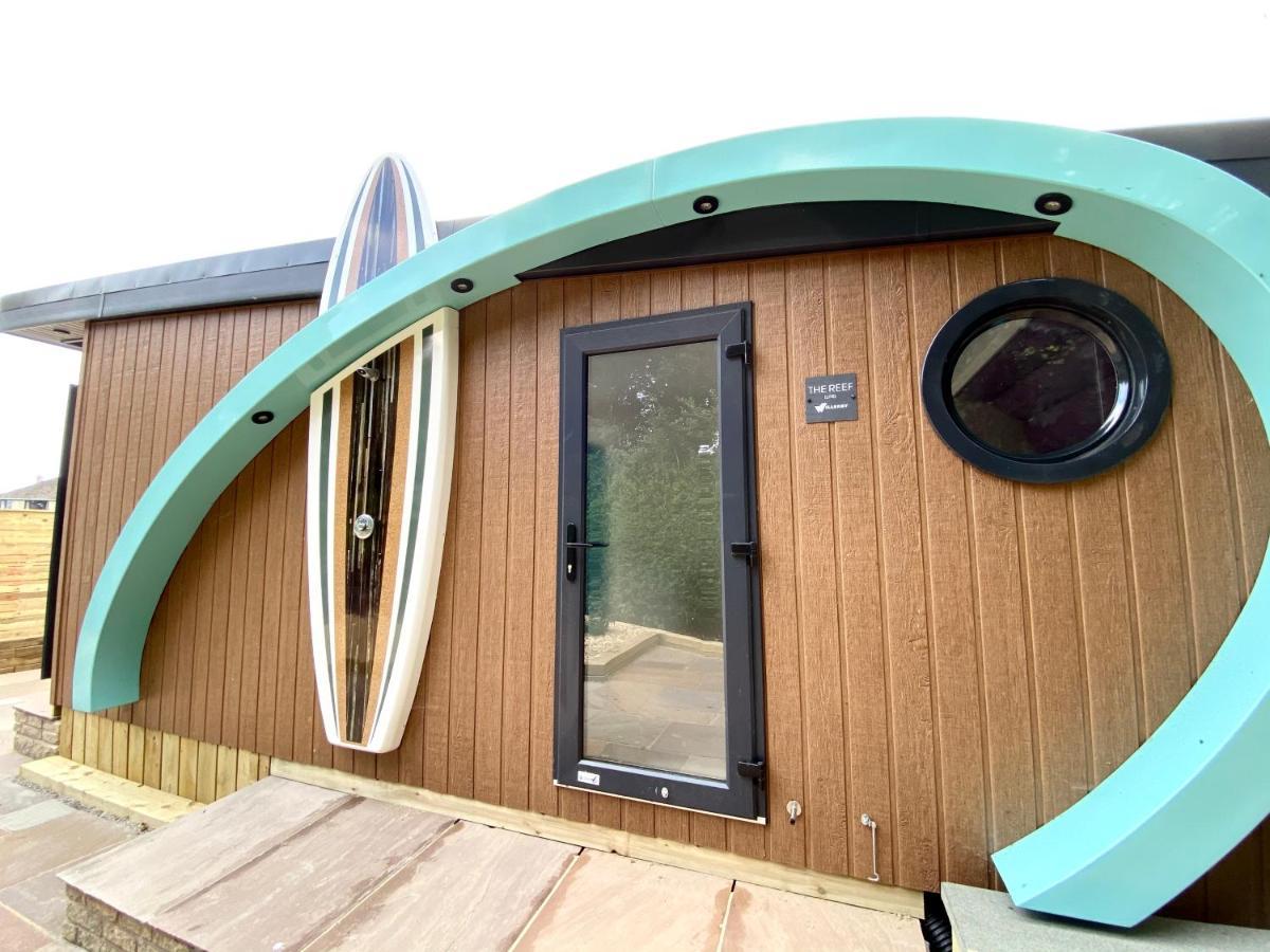 Elletson Park Wood Fired Hot Tubs, Caravans & Pods Pilling Ngoại thất bức ảnh